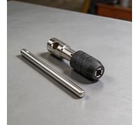 Llave de grifo con mango en T de trinquete, herramienta ajustable de aleación de acero para roscado M3-M20, para taller versátil de herramientas manuales (sujeción para m3-8)
