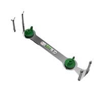 Llave de grifo de ducha de nivelación, herramienta de posicionamiento de tubería de agua de acero inoxidable, llave de baño portátil, nivelador de tubería multifuncional para fontanería