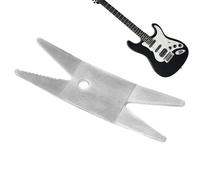 Llave de guitarra - Acero inoxidable, 3.94x1.1 pulgadas, herramienta de cuidado del instrumento de cuerda | Portable Spanner For Guitar, ukelele, mantenimiento de bajos, llave para la práctica