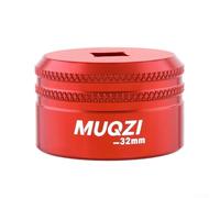 Llave de horquilla de bicicleta de 32 mm con herramienta de manga interna, ideal para reparaciones y mantenimiento fáciles de la horquilla delantera (rojo)