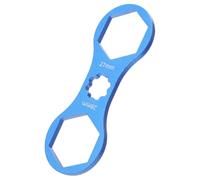 Llave de Horquilla Delantera para Bicicleta, Aleación de Aluminio Azul | Montaje de Bicicletas, Alta Dureza y Gran Estabilidad, Acabado Fino, para Mecánicos Expertos y Aficionados