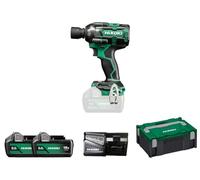 Llave de impacto 18v hikoki wr18dhwpz, uso profesional, 345 nm, cuadra