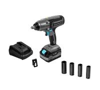 Llave de impacto de 20 v y 4.000 mah, velocidad sin carga de 2.300 rpm