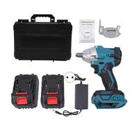 Llave de Impacto Eléctrica de Alto par 2450 RPM 350 N.m para Reparación de Automóviles - Controlador Eléctrico sin Escobillas para Proyectos de Construcción - Luz LED - Montaje de Muebles