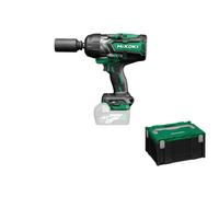 Llave de impacto sin escobillas HIKOKI 36 V de 3/4" con par de aflojamiento de 2.400 Nm WR36DGW2Z