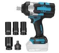 Llave de Impacto Inalámbrica 2000N.m para Makita 18v - Eléctrica 3/4 Pulgada Sin Escobillas, Alto Par de Apriete, 4.0Ah Baterías