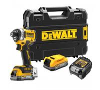 Llave de impacto inalámbrica DeWalt de 18 V y 2 x 1,7 Ah, Tstak DCF860E2T