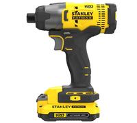 Llave de impacto inalámbrica Stanley FatMax V20 de 1/4", 2 x 1,5 Ah, 18 V, SFMCF800C2K