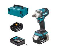 Llave de impacto Makita DTW301RTJ | 18V LXT | 330 Nm | 2x 5,0Ah + DC18RC + Makpac 2