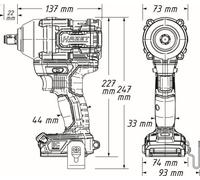 Llave de impacto neumática HAZET 9512-950