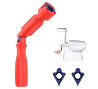 Llave de Instalación de Plástico Universal,MXTIMWAN Llave de Instalación Universal para Asiento de Inodoro,10/13/17 mm Llave de Montaje con Articulación,Llave de Montaje de Asiento de Inodoro,Rojo