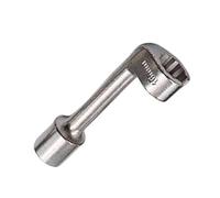 Llave de inyectores tipo L, herramienta de extracción de línea de combustible, 12 mm a 19 mm, adecuada para reparación de automóviles, 1 unidad de herramienta de extracción de línea de inyectores