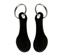 llave de la cesta de la compra - Llavero portátil de aluminio, moneda de