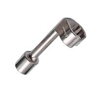 Llave de línea de inyectores profesionales de 1/2 pulgada de 12 mm a 19 mm para un desmontaje rápido y fácil de línea de combustible, 1 unidad automotriz