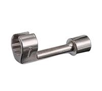 Llave de línea de inyectores profesionales de 1/2 pulgada de 12 mm a 19 mm para un desmontaje rápido y fácil de línea de combustible, 1 unidad automotriz