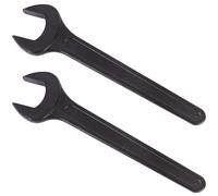 Llave de llave de 2 piezas, de extremo abierto de acero carbono de 30 mm para reparación automotriz, ensamblaje de muebles