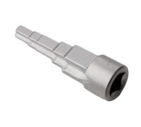 Llave de llave de válvula de radiador escalonada, 5 tamaños de enchufe de 3/8 a 21 mm, herramienta de trinquete de fontanería de acero al carbono para calefacción central, accesorios de caldera