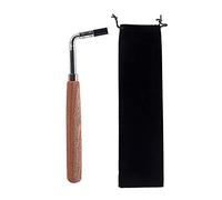 Llave de madera profesional en forma de L para afinar piano, herramienta de mango de madera, herramienta de martillo útil marrón