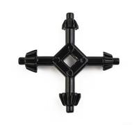 Llave de mandril 4 en 1 para taladros eléctricos con llave de soporte, carraca y llave de estrella para entornos de uso continuo (A)
