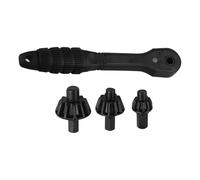 Llave De Mandril Para Taladro Con Trinquete - Llave Combinada Para Mandriles De Taladro - Accesorios Antideslizantes de Doble Cabeza para Desatascar Herramientas Eléctricas