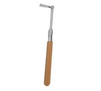 Llave de mango de madera maciza con martillo octogonal, herramienta de afinación de piano, llave telescópica ajustable