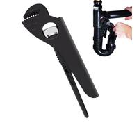 Llave de manguera ajustable - Llave industrial de fontanería ajustable para mangueras - Abrazadera resistente para tuercas de calefacción de agua grifo baño cocina inodoro casa