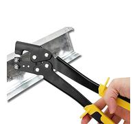 Llave de mano, cerradura de perforación de metal, herramienta manual de paneles de yeso, crimpadora de tachuelas de acero, alicates de punzonado fijo de quilla de acero ligero de alta resistencia