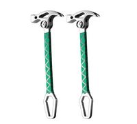 Llave de martillo antideslizante para trabajo, herramienta manual para accesorios de tuberías, trabajos de demolición, plomería, carpintería, mantenimiento mecánico, llave de martillo de acero de de