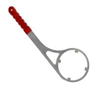 Llave de metal para filtrar agua de 4.8 pulgadas de diámetro interior, práctica y resistente, mango ergonómico para un fácil uso, herramienta de carcasa de filtro