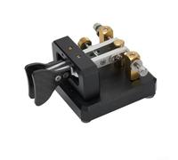 Llave de onda corta para uso de radio jamón Eficaz para comunicación de código morse (negro)