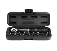 Llave De Par Ajustable 2-14Nm /4 Pulgada Kit Herramientas Precisa Para Reparación Bicicleta Y Automóvil Con Ventana Visualización Y Botón Liberación Rápida Incluye Caja Almacenamiento