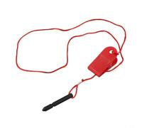 Llave de parada para caminadoras Tc3000 y Tc5000, interruptor de seguridad rojo de repuesto con cuerda de 1 metro y clip