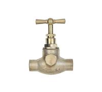 Llave de paso cabeza de horca con purga - 18 mm de diámetro - para soldar - Watts industria