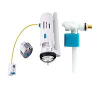 llave de paso cisterna wc Linear Control Toilet Fitting Outlet Valve Water Saving Flush Kit Tank Drain Fittings System(1-piece side inlet-1)