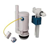 llave de paso cisterna wc Linear Control Toilet Fitting Outlet Valve Water Saving Flush Kit Tank Drain Fittings System(Slpit side inlet)