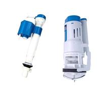 llave de paso cisterna wc Toilet Drain Intake Valve Tank Fittings Inlet Flush Water Saving Piece Cistern Mechanism WC Kits(One-pieces 18cm B1)