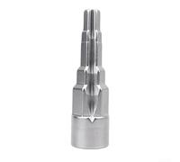 Llave de paso de 5 etapas para accionamiento de trinquete de 1/2 pulgada, herramienta de enchufe cuadrado de acero al carbono para instalación y extracción de válvulas de radiador (3/8 pulgadas a 21