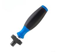 Llave de pedal virtual para bicicleta con cabezales intercambiables para depuración y reparación de transmisión de bicicletas de montaña y carretera, color negro (pie)