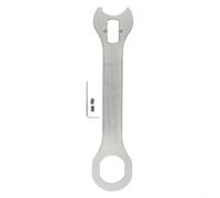 Llave de pedalier de bicicleta de acero para sistemas Campagnolo con pernos plateados 270mm Kit de herramientas de mantenimiento de ciclismo