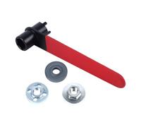 Llave de perno ajustable Antideslizante 4 garras Herramienta de doble cabeza