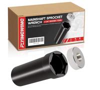 Llave de piñón de eje principal compatible con motor Harley Davidson Twins 1936-2006 y doble leva, herramienta de enchufe de polea de eje principal de 1 7/8 pulgadas con transmisión de 1/2 pulgadas