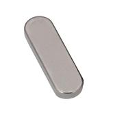 Llave de pluma de extremo redondo, acero inoxidable 304, tipo paralelo, llaves cuadradas rectangulares, eje de transmisión de pasador, extremos redondos(16mm,M10x8)