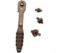 Llave de portabrocas 2 en 1, juego de herramientas de doble propósito de trinquete de liberación rápida para taladro eléctrico, taller profesional, equipo de mantenimiento de fábrica