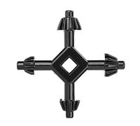 Llave de Portabrocas para Taladro Eléctrico Black and Decker, Yctze Brocas de Acero Multifuncionales 4 en 1 Herramienta de Perforación Manual con Ajuste de Llave de Portabrocas