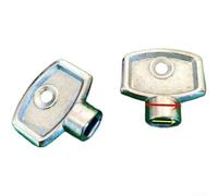 Llave de purga de radiador con configuración de orificio cuadrado para liberación de aire en radiadores de calefacción central doméstica (D)