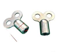 Llave de purga de radiador con configuración de orificio cuadrado para liberación de aire en radiadores de calefacción central doméstica (B)