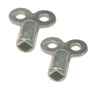 Llave de purga de radiador de aleación de zinc con accionamiento cuadrado de 5 mm para compatibilidad con válvulas de ventilación comunes en sistemas de calefacción hidrónicos (D)