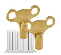 Llave De Purga Para Radiador | 2 Piezas De Latón Para Componentes De Calefacción - Llaves De Purga De Aire Para Radiador - Para Crucero Camping-Car Residencial Comercial Público Casa