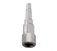 Llave de radiador escalonada de 10 a 21 mm, apta para llave de radiador con mango de trinquete de 1/2 pulgada