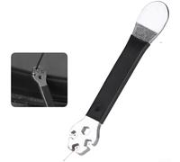 Llave de radio, 1 paquete de herramienta de búsqueda de ruedas con 3 tamaños, construcción de acero endurecido para ajustes precisos, agarre de silicona antideslizante para mantenimiento y reparación